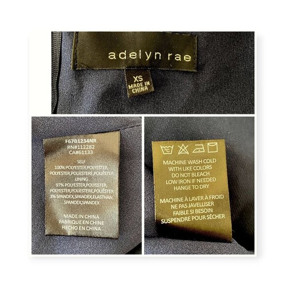 Adelyn Rae Kimono Sleeve Blue Jumpsuit, size XS - Picture 4 of 12